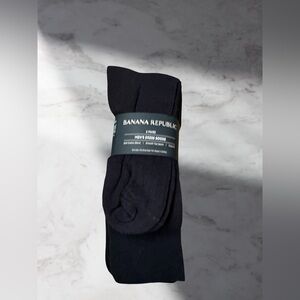 Banana Republic Men's Black Dress Socks 6 Pair